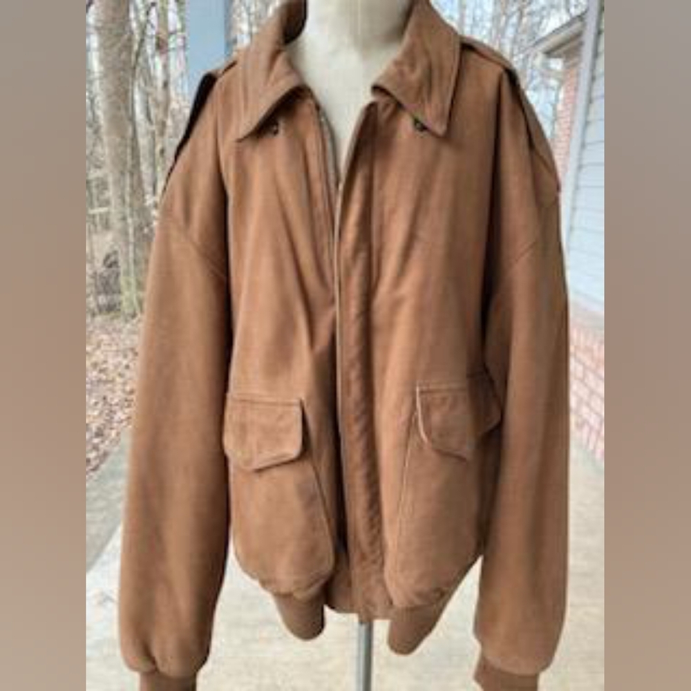 Brown Suede Jacket‎